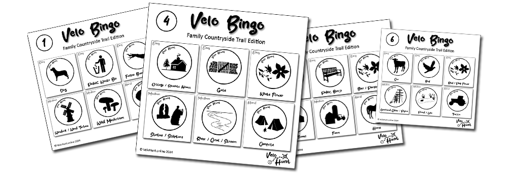 Velo Hunt Bingo Cards