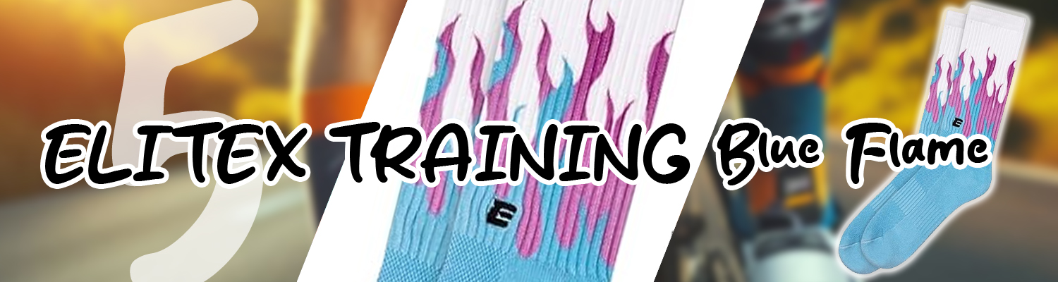 Elitex Blue Flame Socks