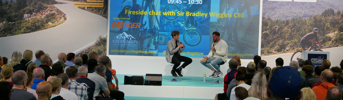 National Cycling Show 2024 talk with Sir Bradley WIggins