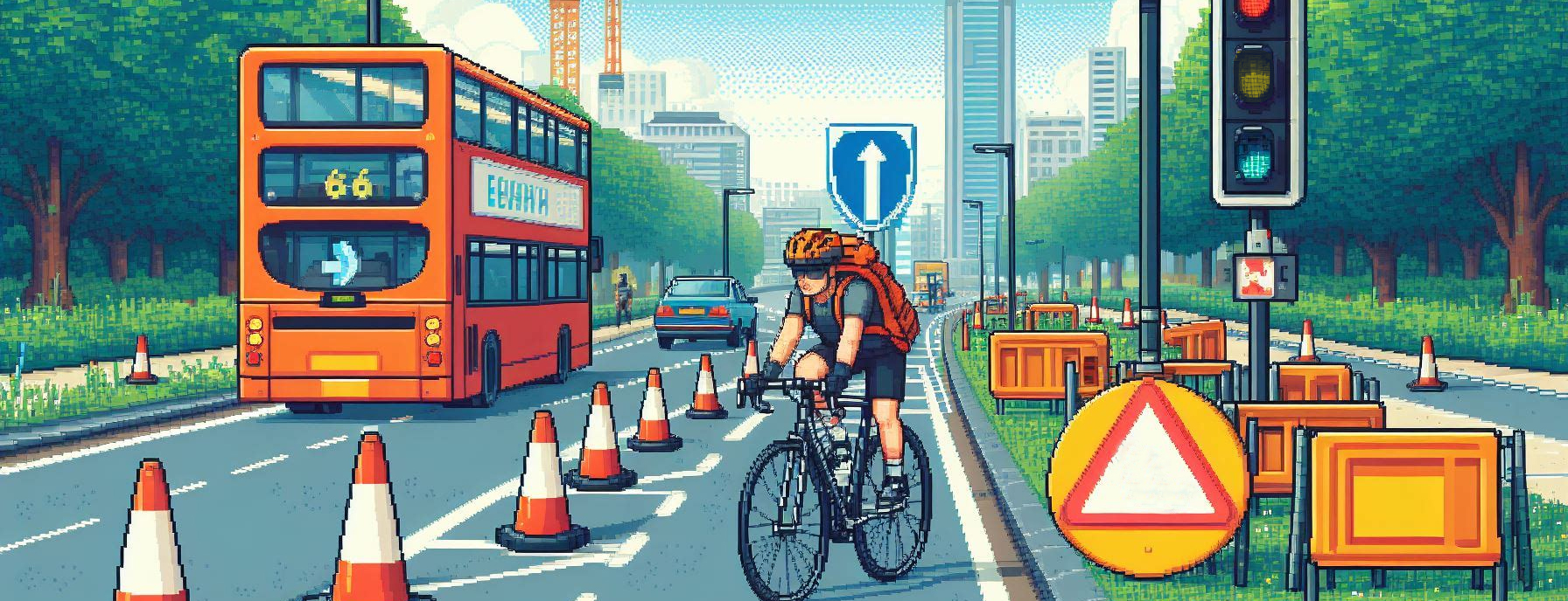 Pixel Cyclist in London