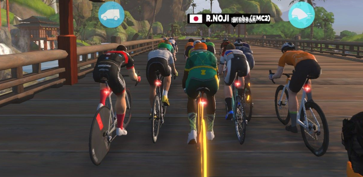 Zwift Racing Bridge Makuri