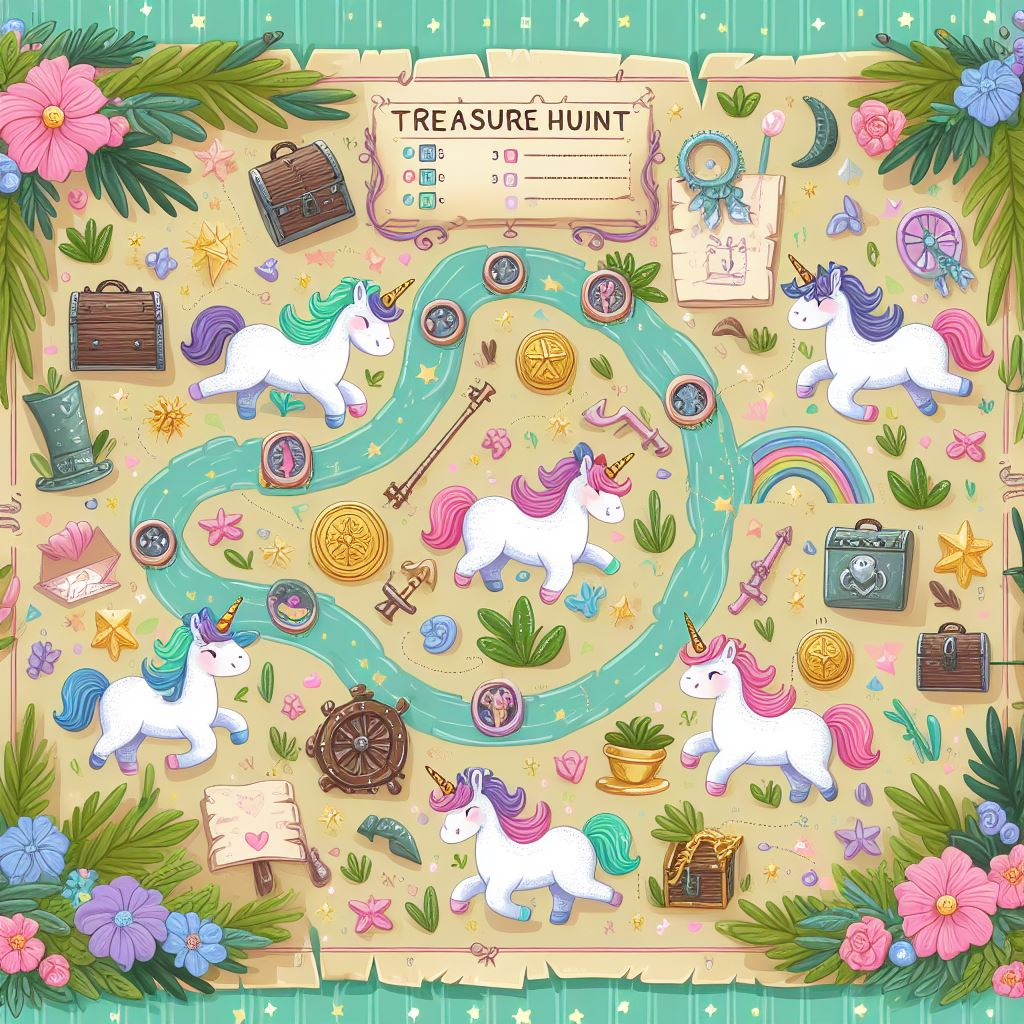 Unicorn Treasure Map