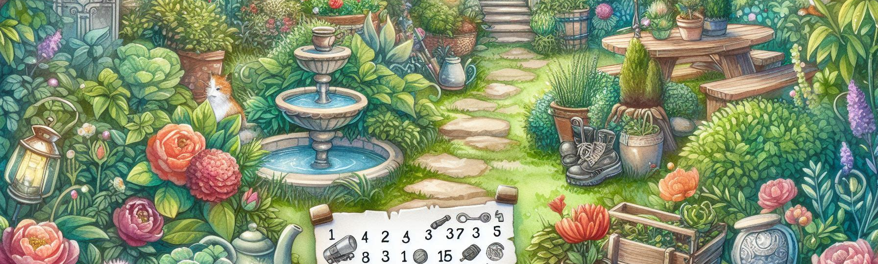 Garden Scavenger Hunt