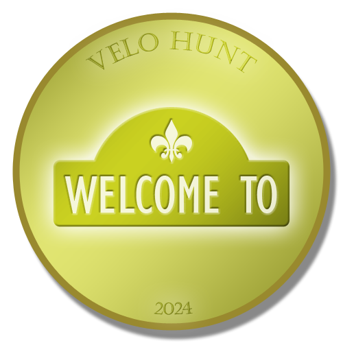 Velo Hunt Welcome To Sign